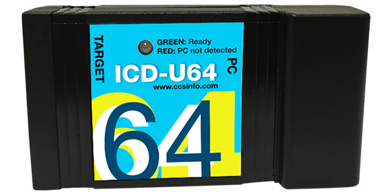 ICD-U64 In-Circuit Programmer/Debugger