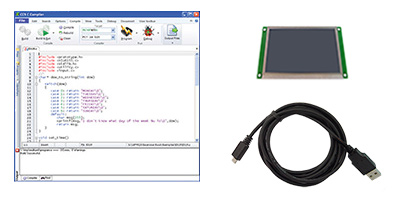 4.3 Touchscreen Dev Board w/ Limited IDE Compiler