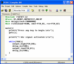 C Aware Windows Editor
