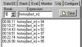 Debugger Logging Window Debugger Logging Window