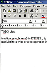 RTF Documentation Editor