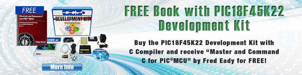 FREE Book with PIC18F45K22 Development Kit: S-148