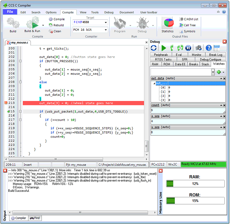 IDE Screenshot