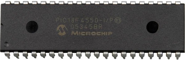 PIC18F4550 Reprogrammable Dip Chip