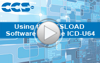 Using the CCSLOAD Software with the ICD-U64