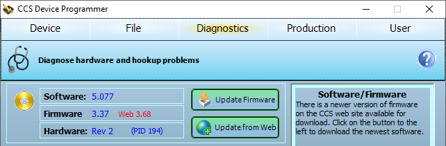 ICD Hardware Info in CCSLoad
