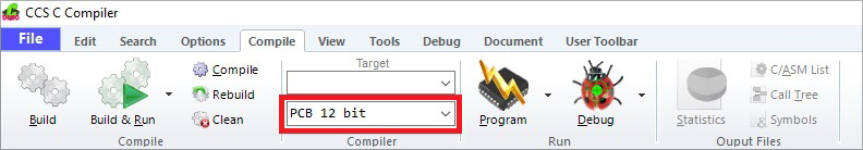 CCS IDE Select Compiler CCS IDE Select Compiler